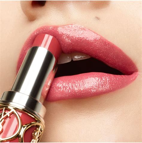 ysl rock'n shine n10|YSL Pink Bass (10) Rouge Volupte Rock'N Shine Lipstick.